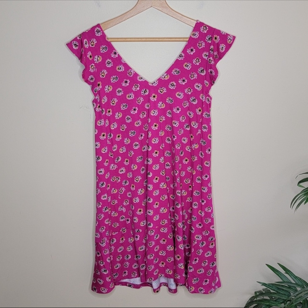 NWT Loft | Pink Floral Print Dress